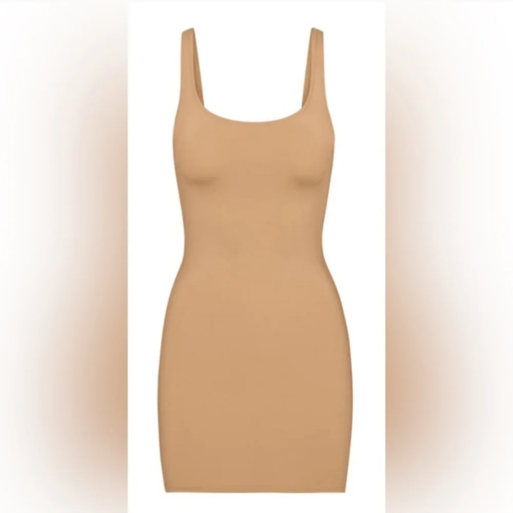 NEW SKIMS Signature Swim Tank Dress XXS